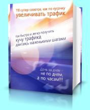 110 супер-советов, как по кусочку увеличивать трафик! 110 супер-советов, как по кусочку увеличивать трафик!
